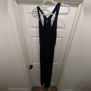 Express Black V-Neck Maxi Dress Size Medium